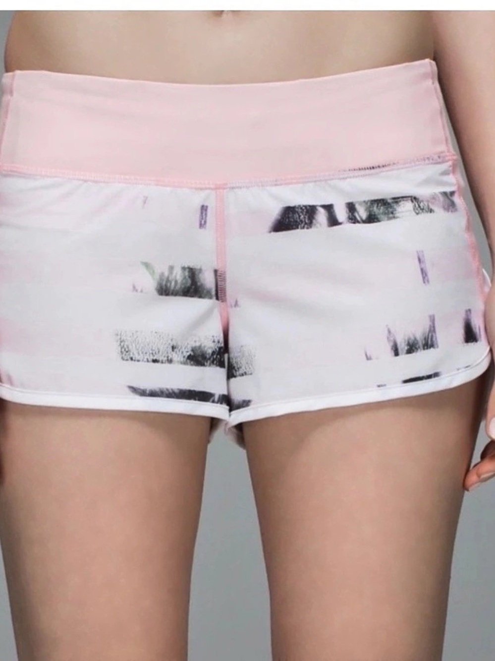 Lululemon Run Speed Short 4-way StretchSunset Stripe Blush Quartz No Size Tag